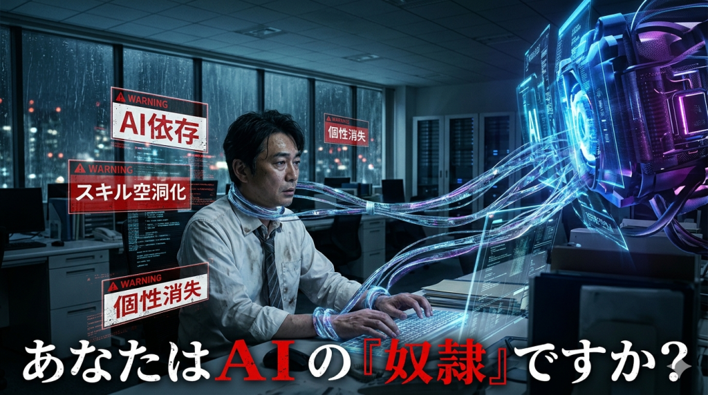 AIで終わる人の共通点：思考停止と全依存のリスク